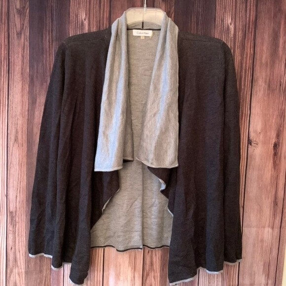 CALVIN KLEIN Open Cardigan Sweater Size S (Bx 8) - Picture 1 of 7